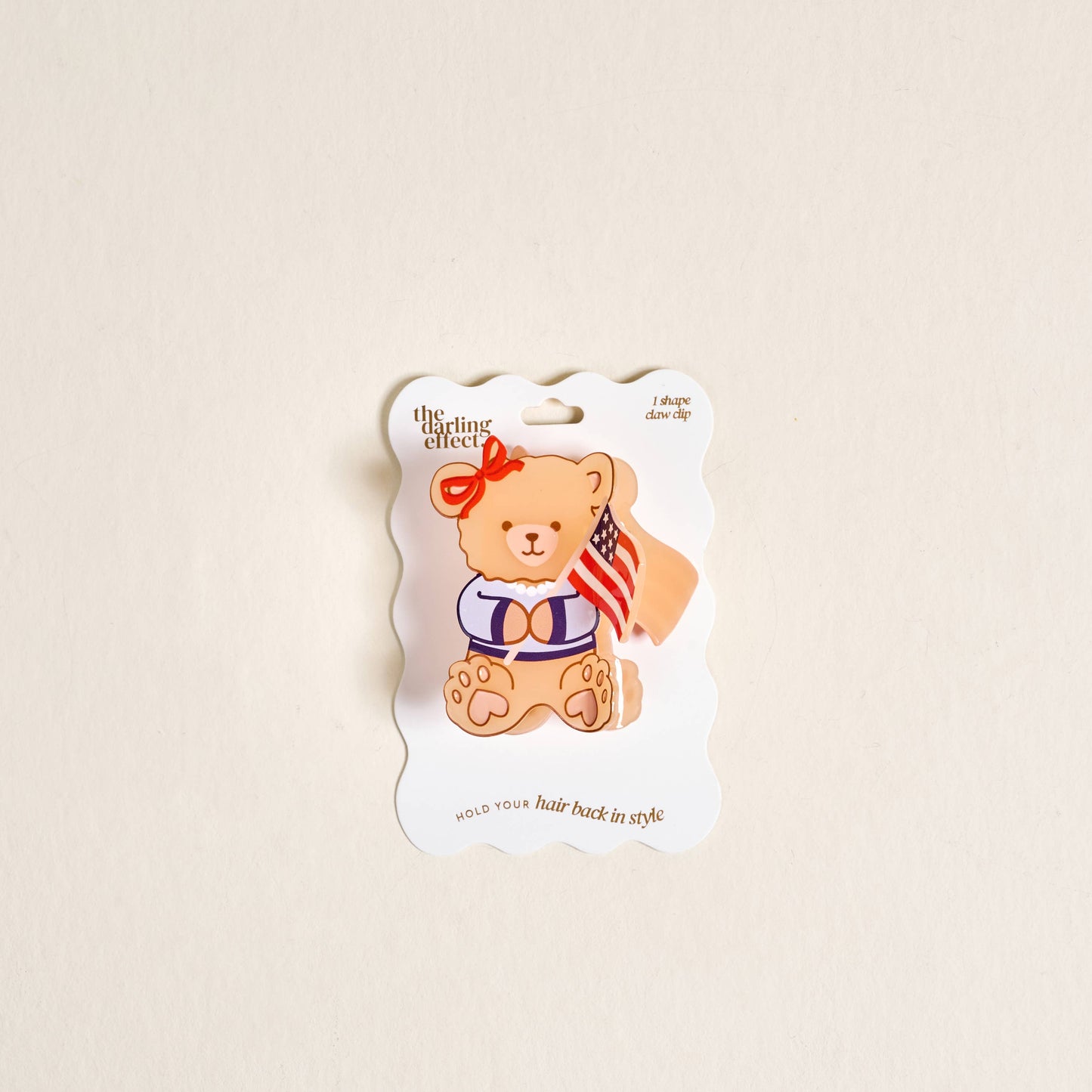 Claw Clip | Star Spangled Bear