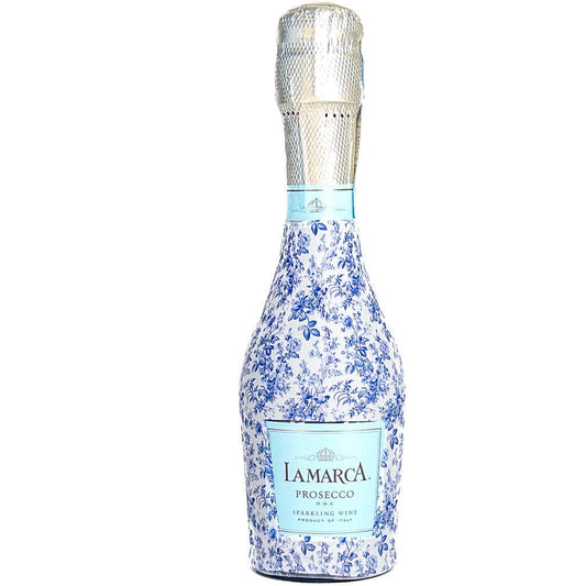 Beau Bottles Wrap MINI | Blue Floral - Set of Six