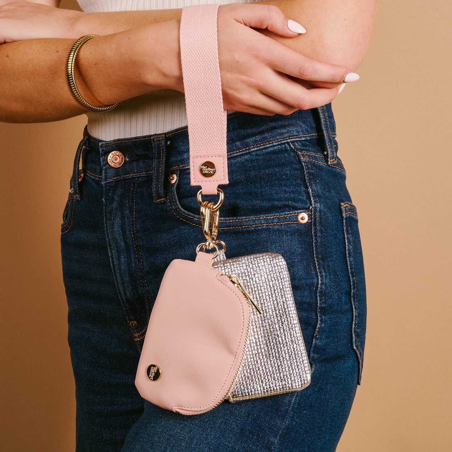 Dynamic Duo Pouch Wristlet | Rosé All Day