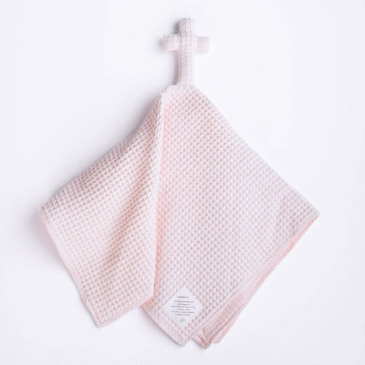 Cross Lovey Organic Cotton | Pink