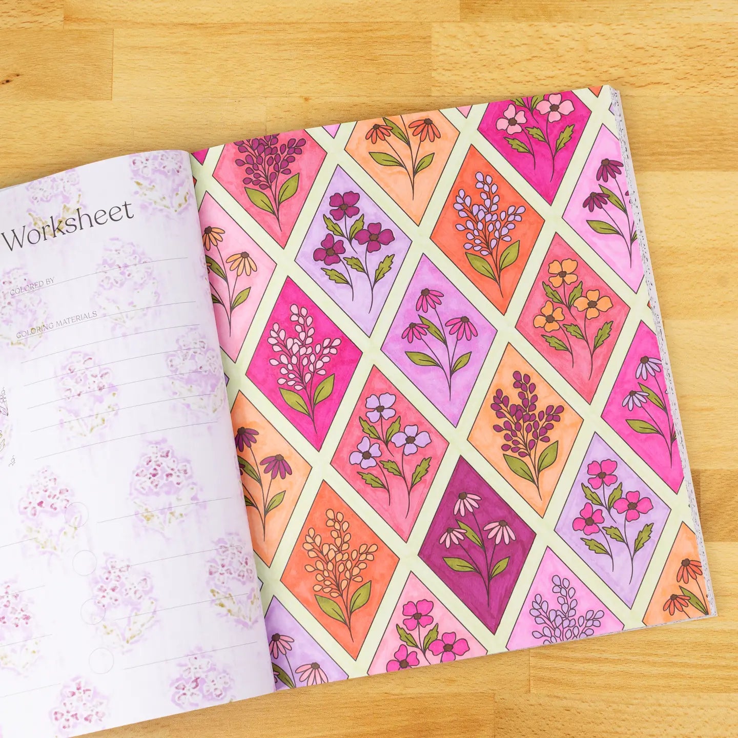 Wallflower Coloring Book