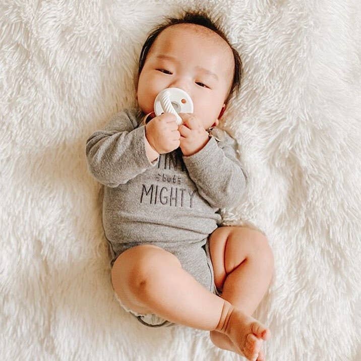 Pacifier Set | Toast/Buttercream Braids 0-6mo