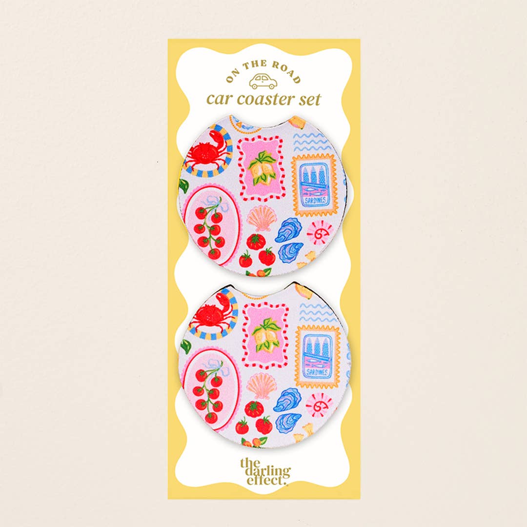 On the Road Car Coaster Set | Ciao Bella