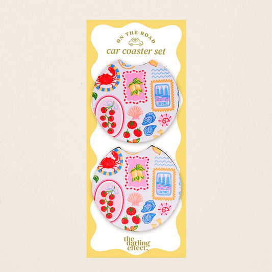 On the Road Car Coaster Set | Ciao Bella