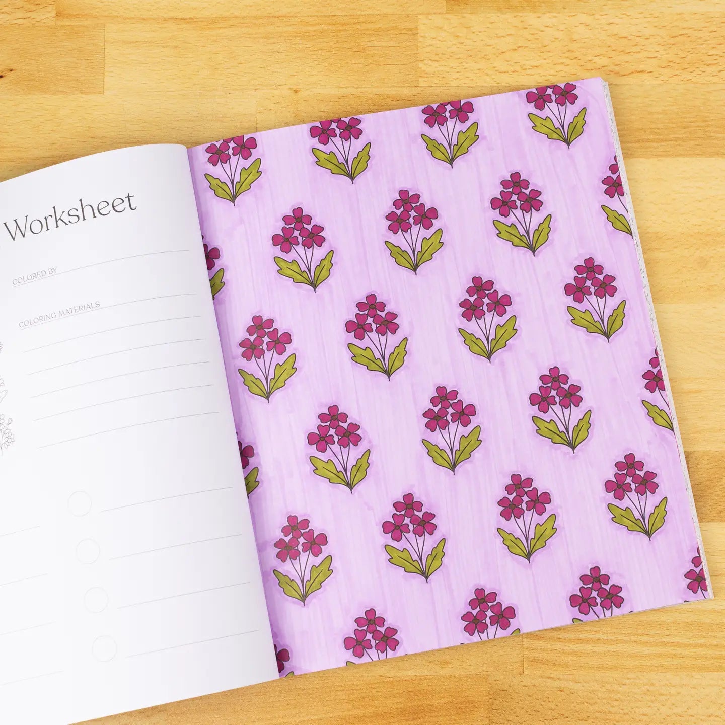 Wallflower Coloring Book