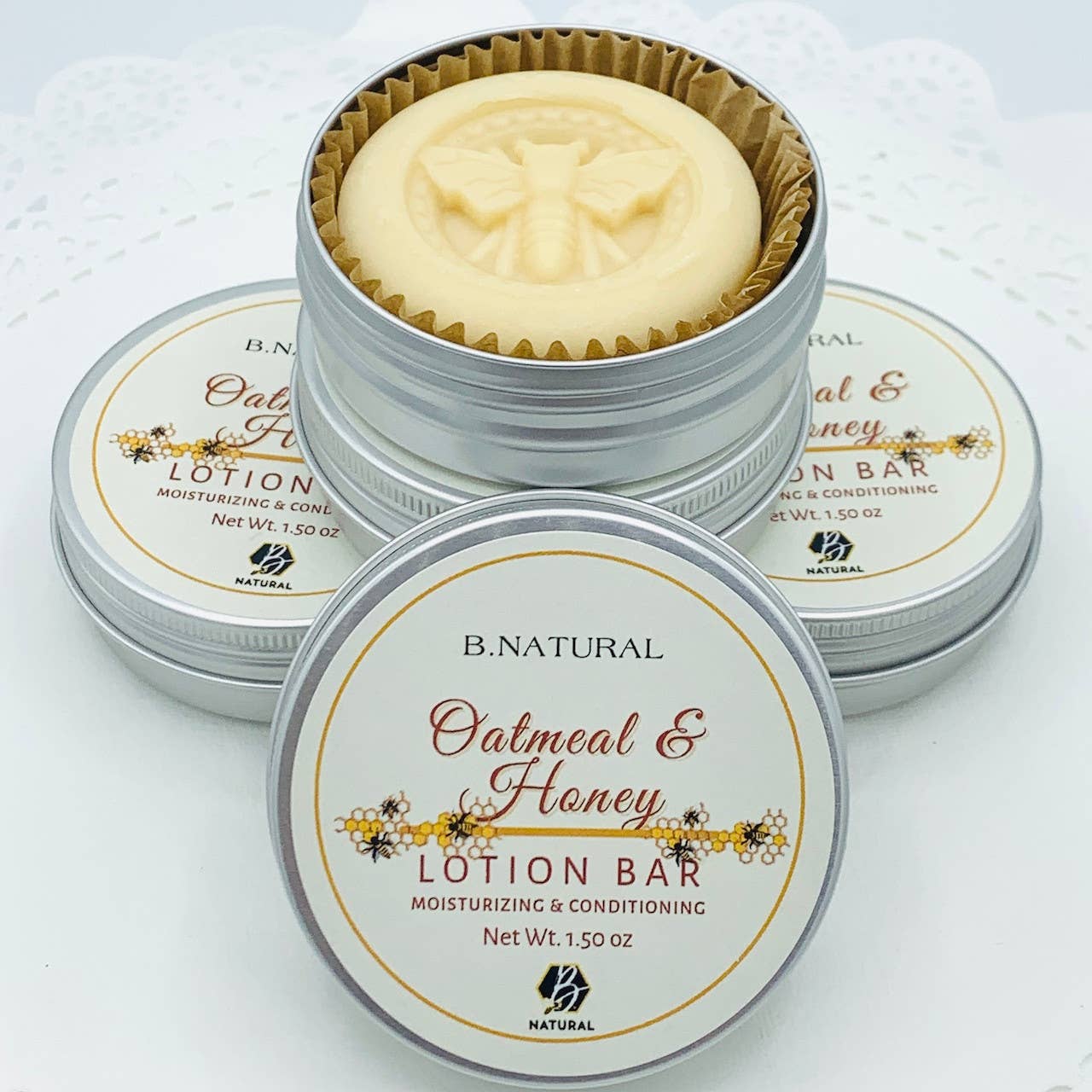 B Natural Lotion Bar | Oatmeal & Honey