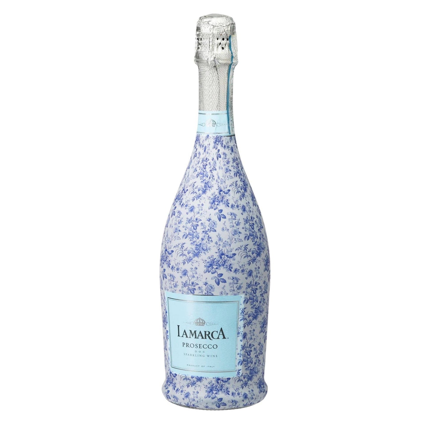 Beau Bottles Wrap | Grand-millenial Blue Floral