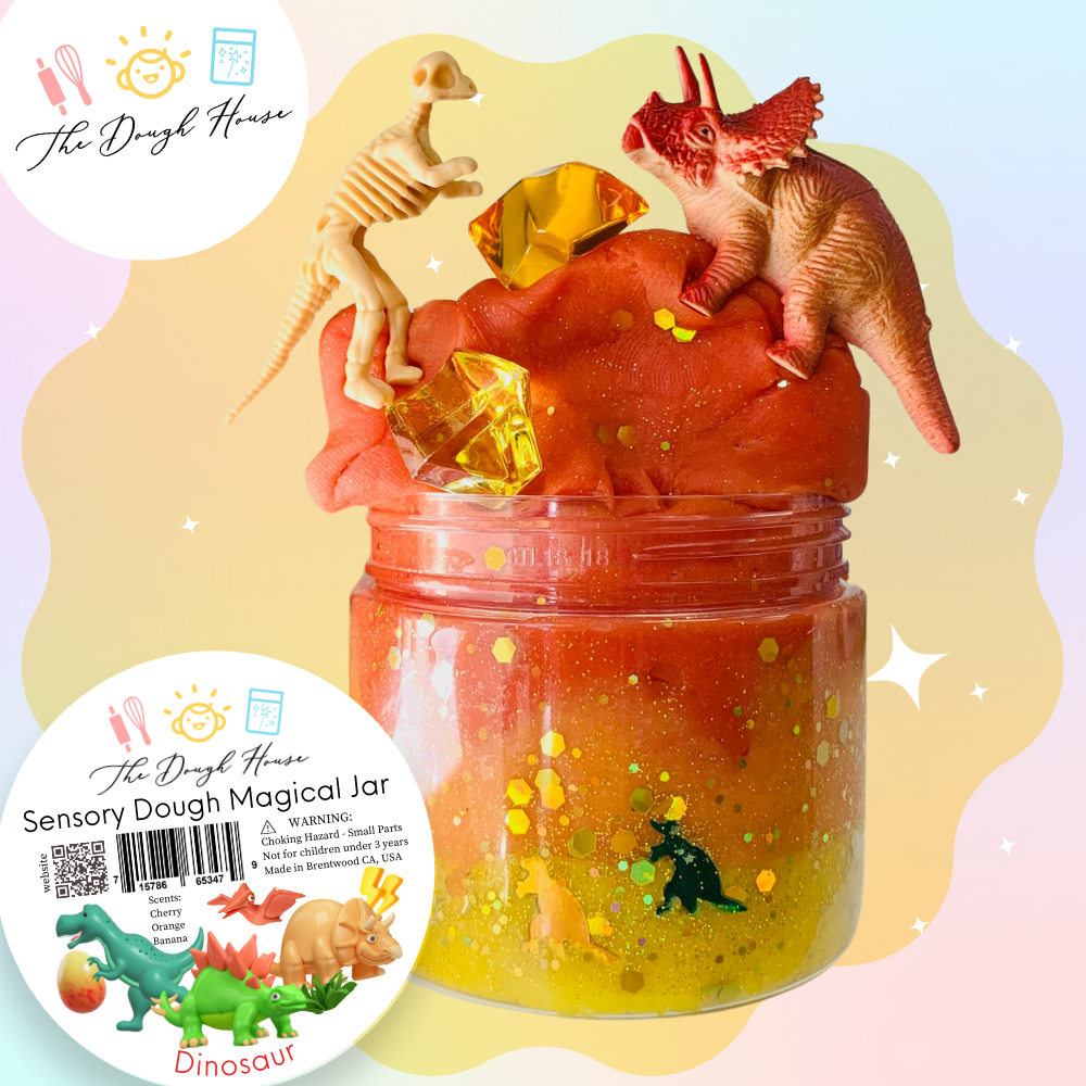 Fun Size Dinosaur Magical Dough Jar