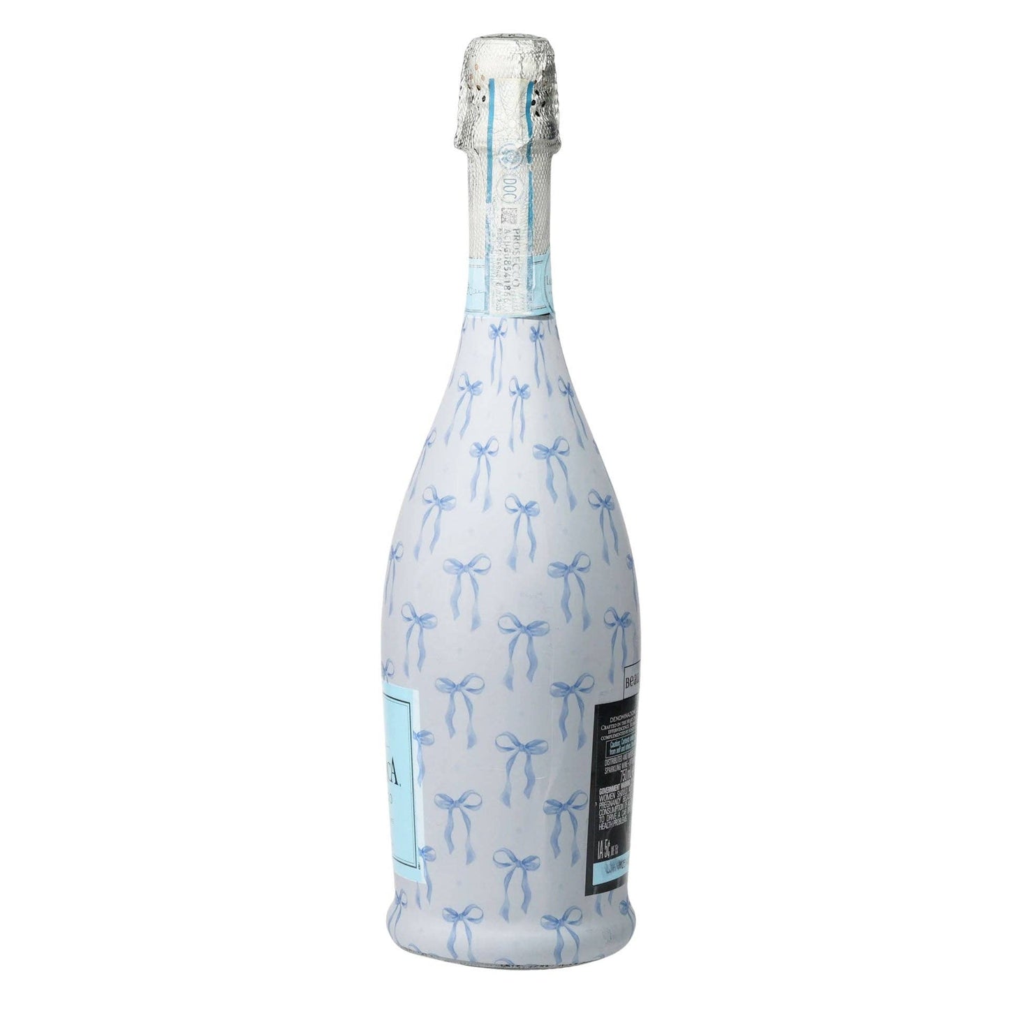 Beau Bottles Wrap | Grand-millenial Blue Bows