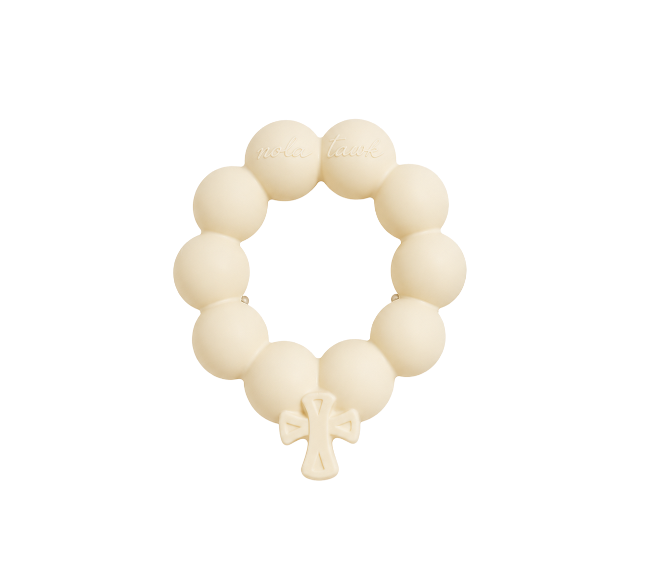 White Blessing Beads Teether