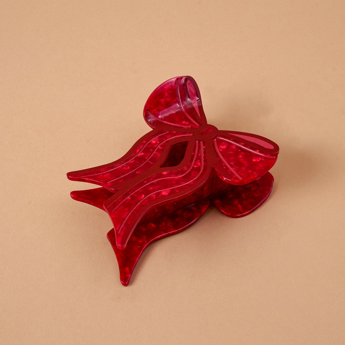 Shape Up Claw Clip | Red Bow