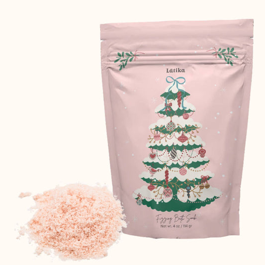 Christmas Tree Pink Holiday Bath Soak