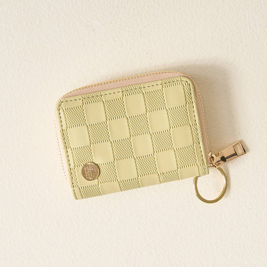Zip Around Wallet | Green Check