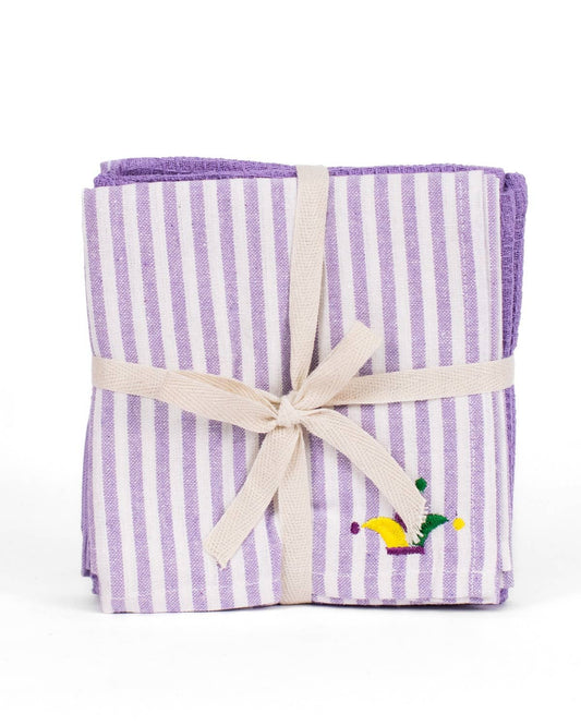 Mardi Gras Crown Hand Towels | Set of 3