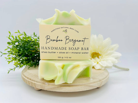 Bamboo Bergamot Handmade Soap Bar