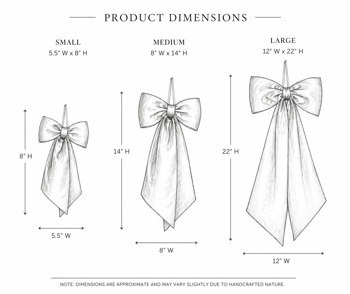 Emerald Green Velvet Fabric Bow | Large