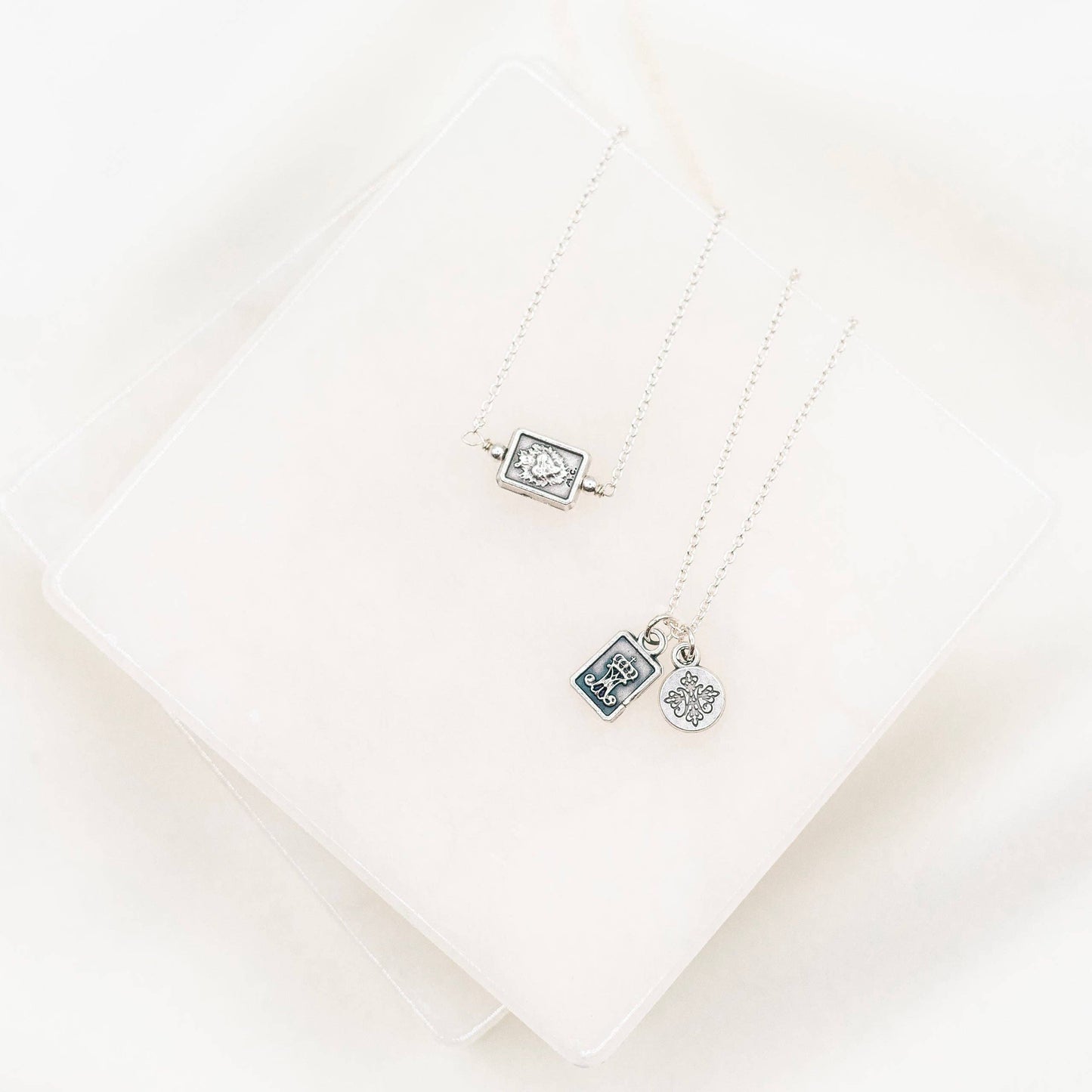 Garment of Grace Petite Scapular Necklace