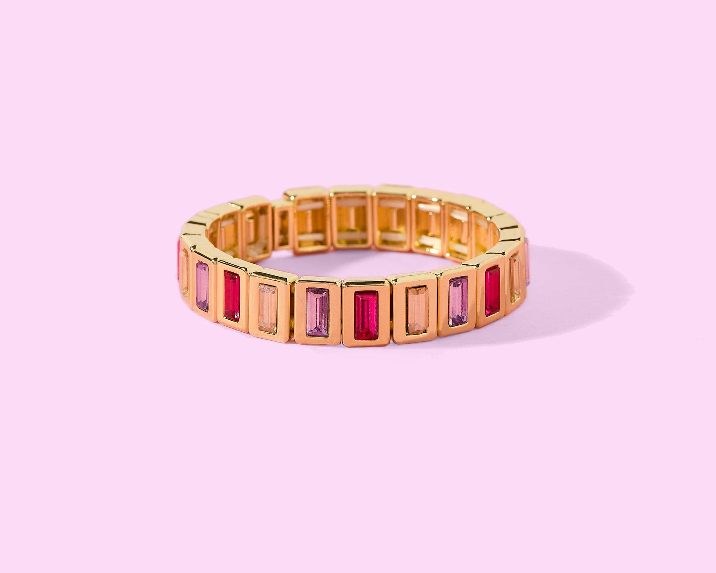 Pink Hearts Stretch Bracelet | Love