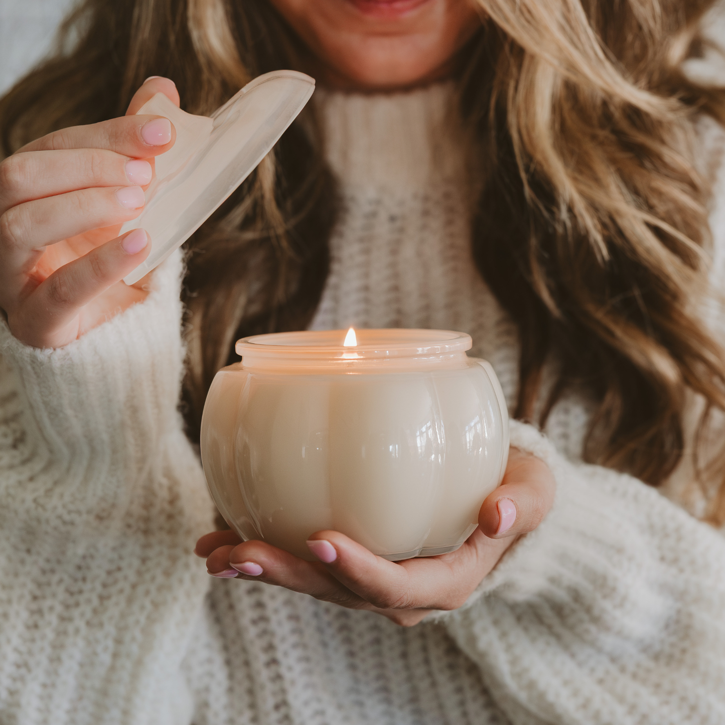 Warm and Cozy Soy Candle | 20 oz Pumpkin Jar