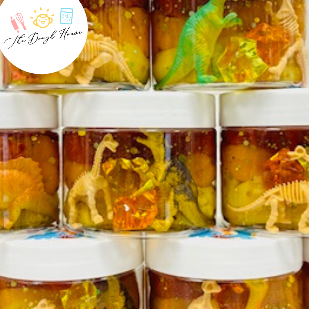 Fun Size Dinosaur Magical Dough Jar