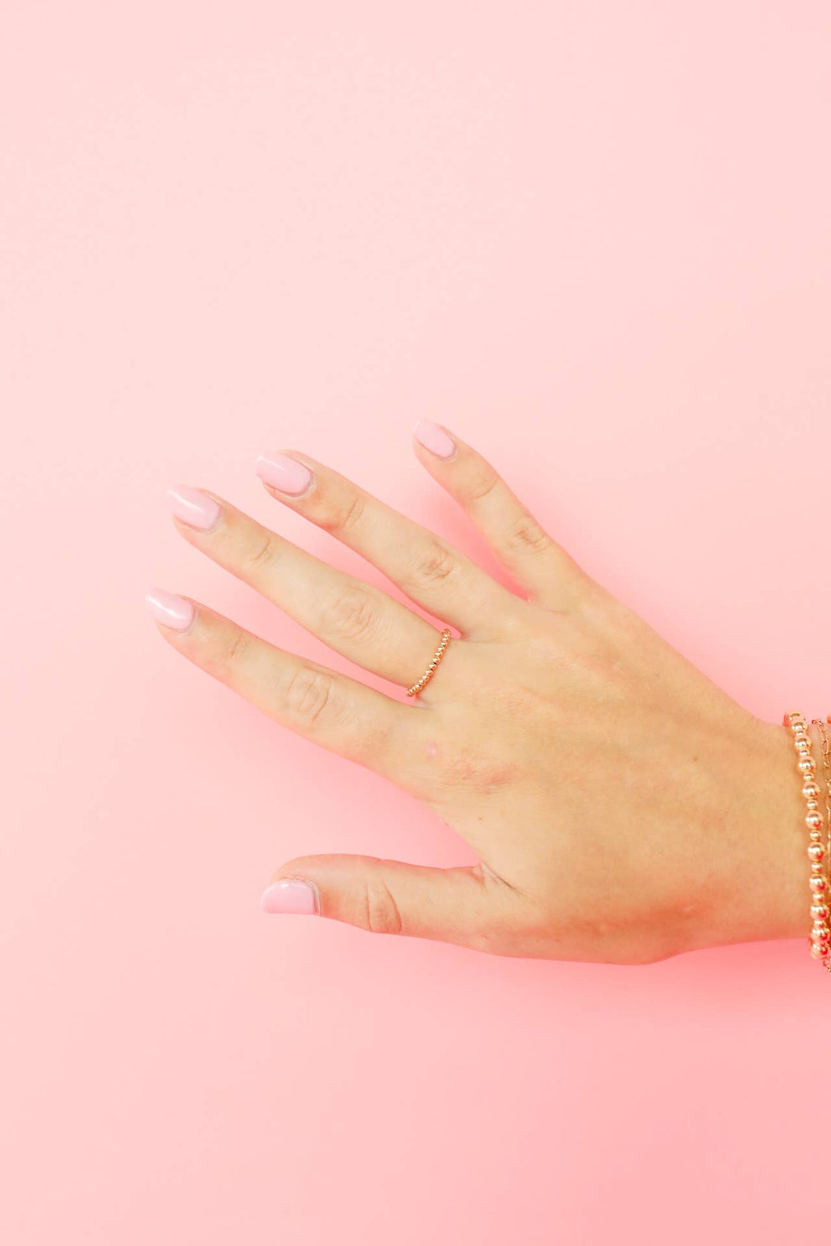 Lexi Beaded Band Gold | 5/6