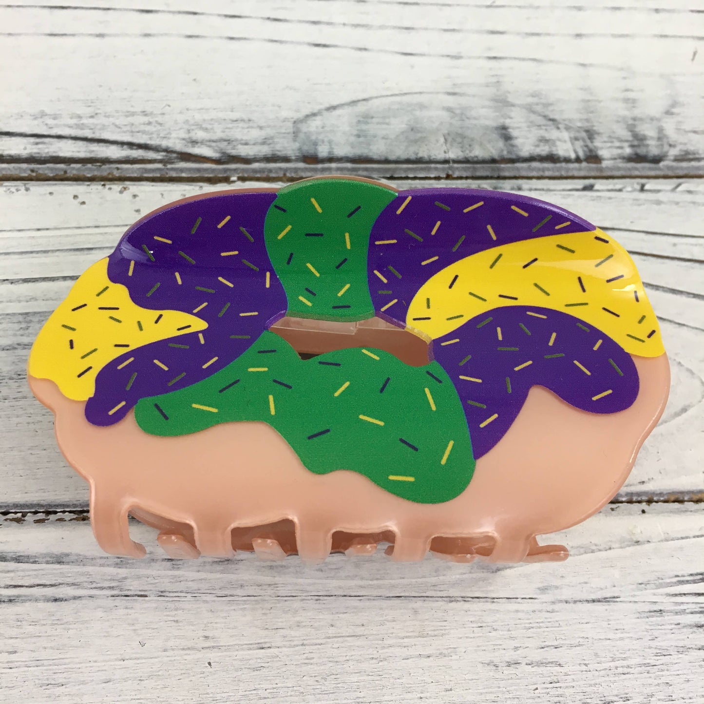 King Cake Claw Clip