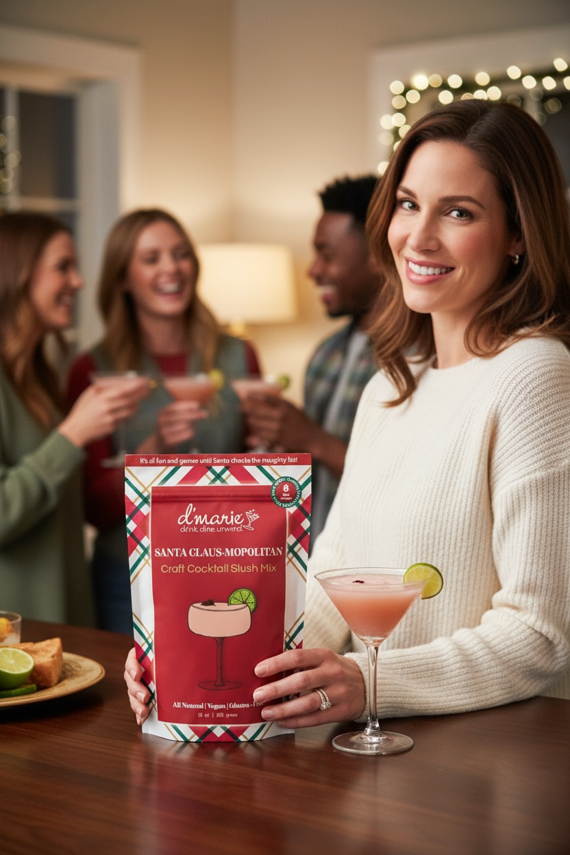 Santa Clausmopolitan Cocktail | Ready-To-Freeze