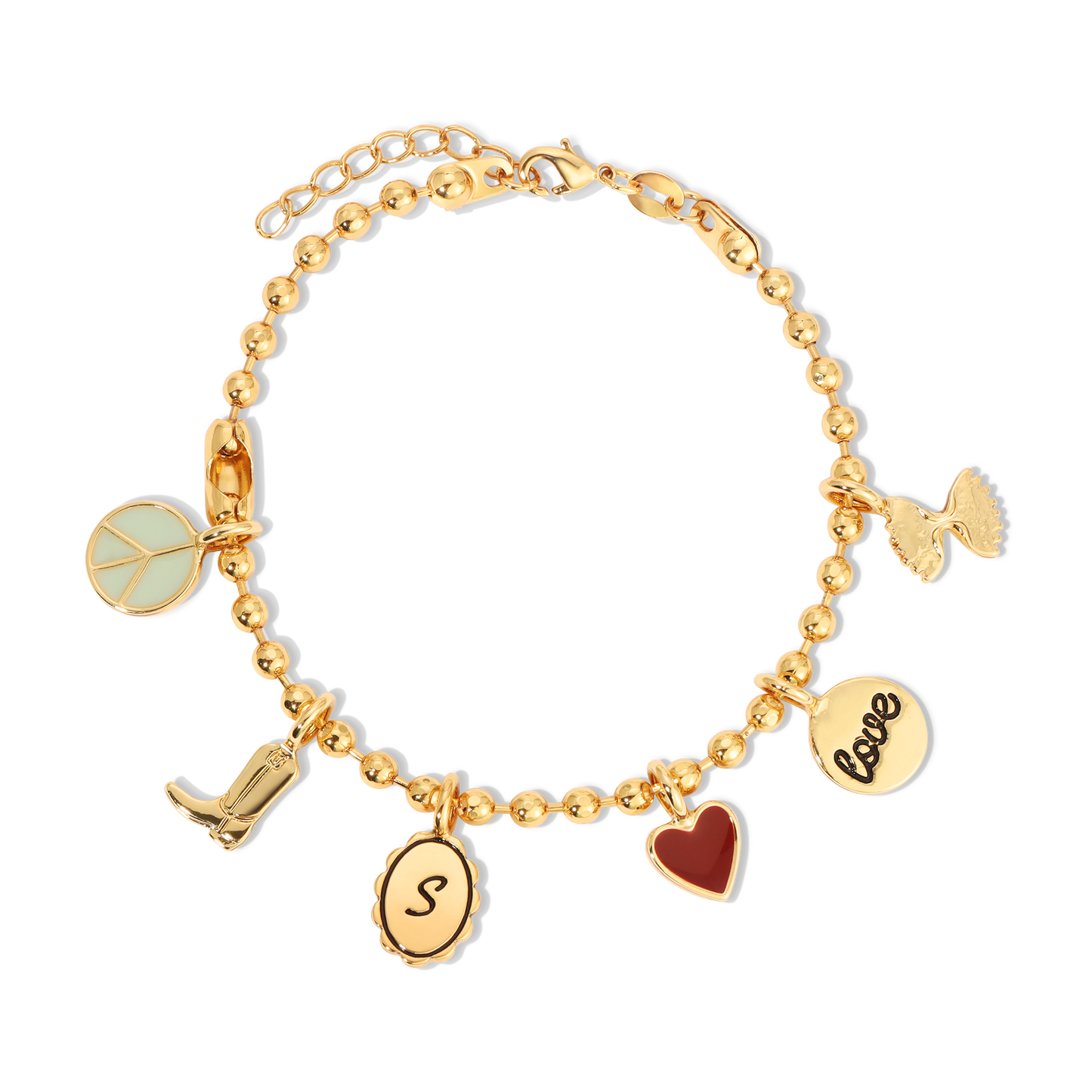 Charm Garden Bracelet Chain | Gold