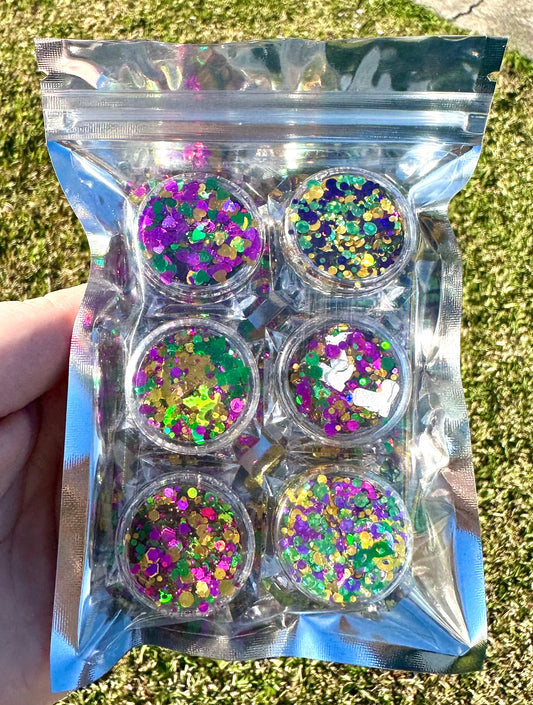 Mardi Gras Glitter Pack | #1