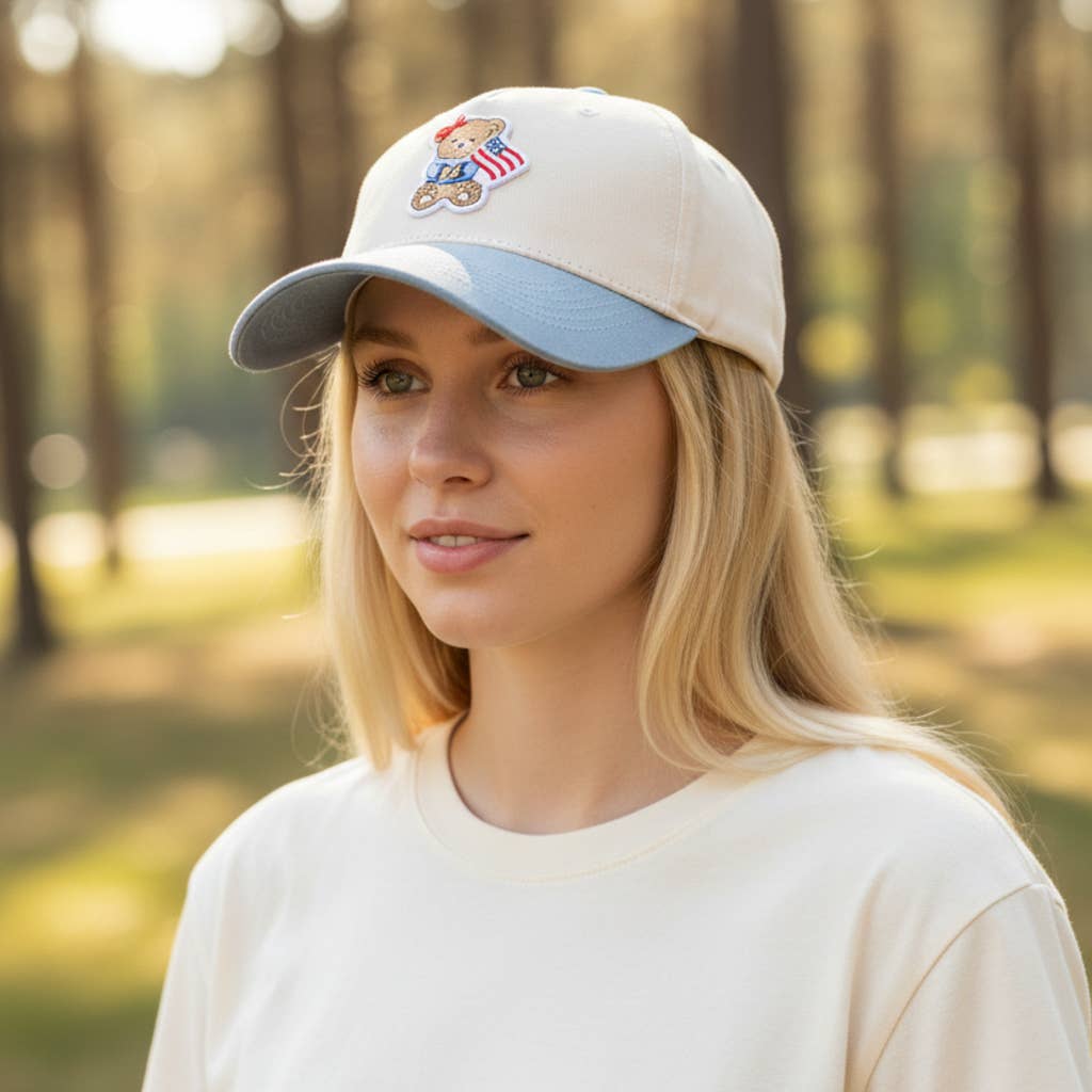 Classic Canvas Hat | Star Spangled Bear