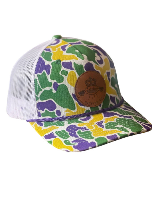 Hatfish Co - Youth Camo Mardi Gras