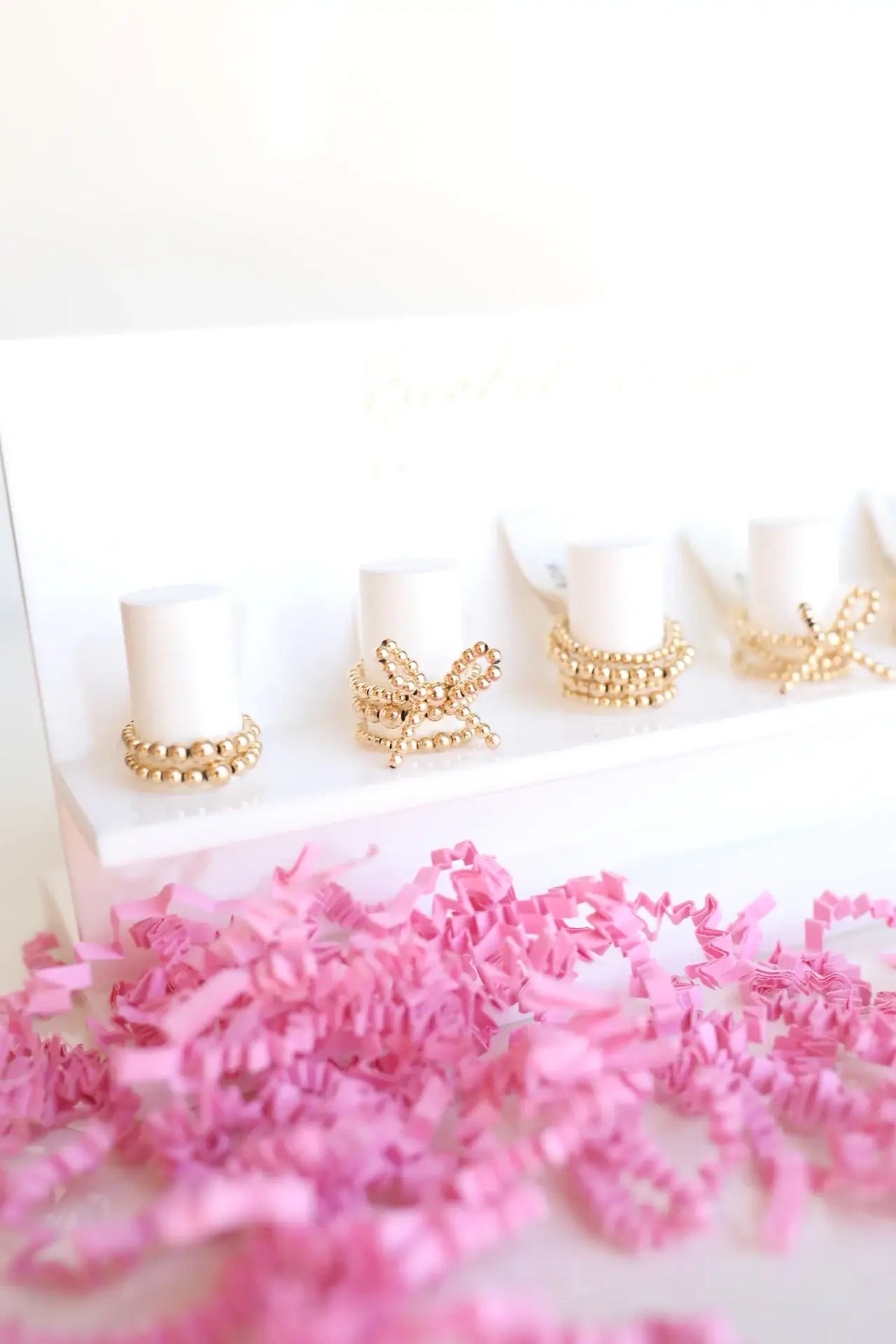 Gold Bow Rings | 7/8