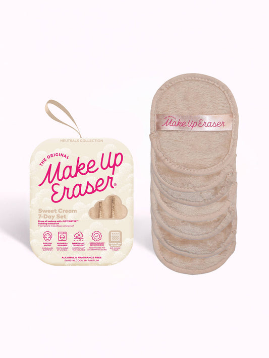Sweet Cream 7-Day MakeUp Eraser Set