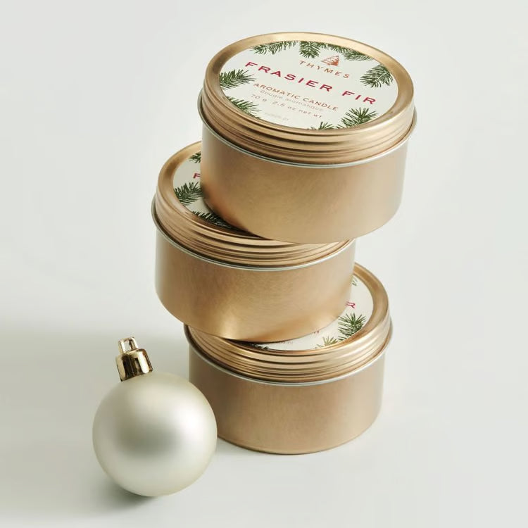 Frasier Fir Poured Candle Travel Tin