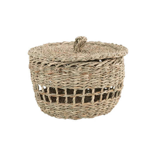 Seagrass Basket w/ Lid