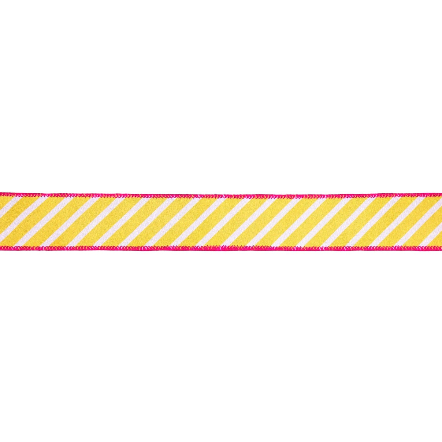 1.5" Wired Ribbon | Yellow/White/Pink