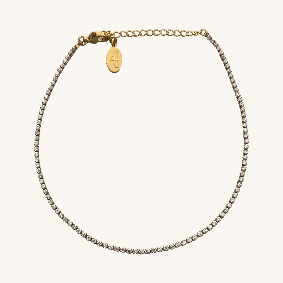 Gold Micro Tennis Bracelet | Waterproof