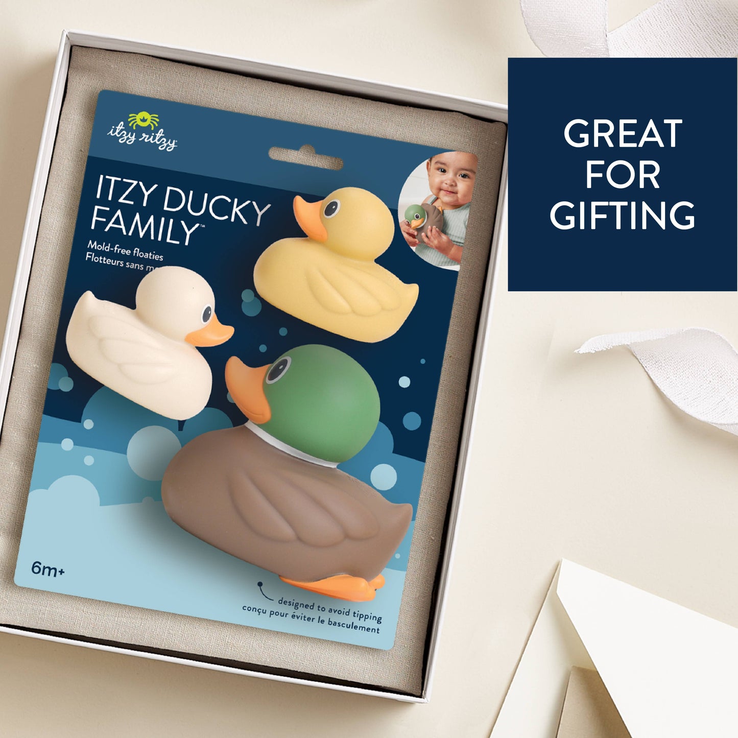 Duck Itzy Ducky Family™ | Bath + Water Table Toys