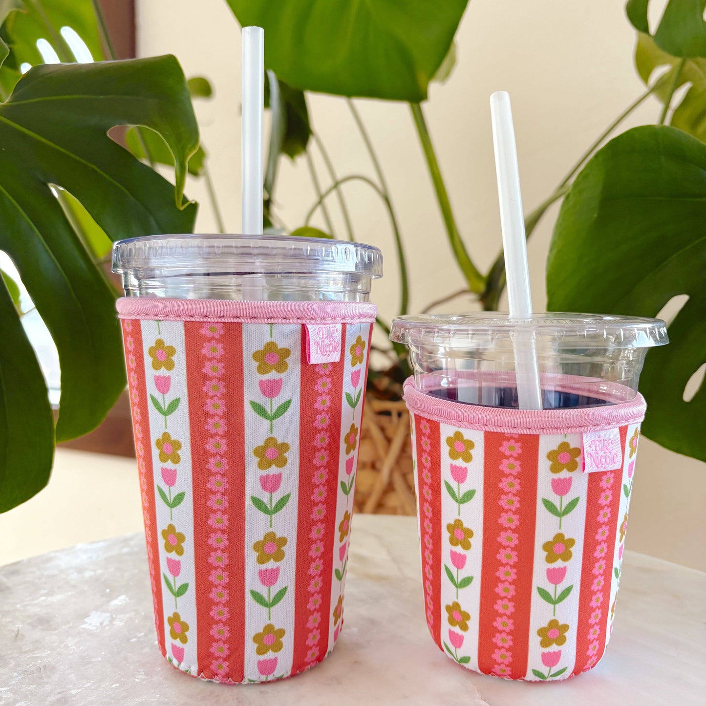 Coffee Cup Cover | Tulip Stripes SMALL