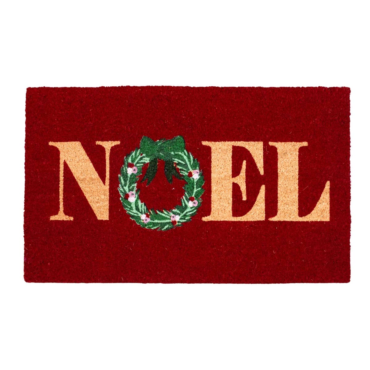 Noel Wreath Coir Doormat