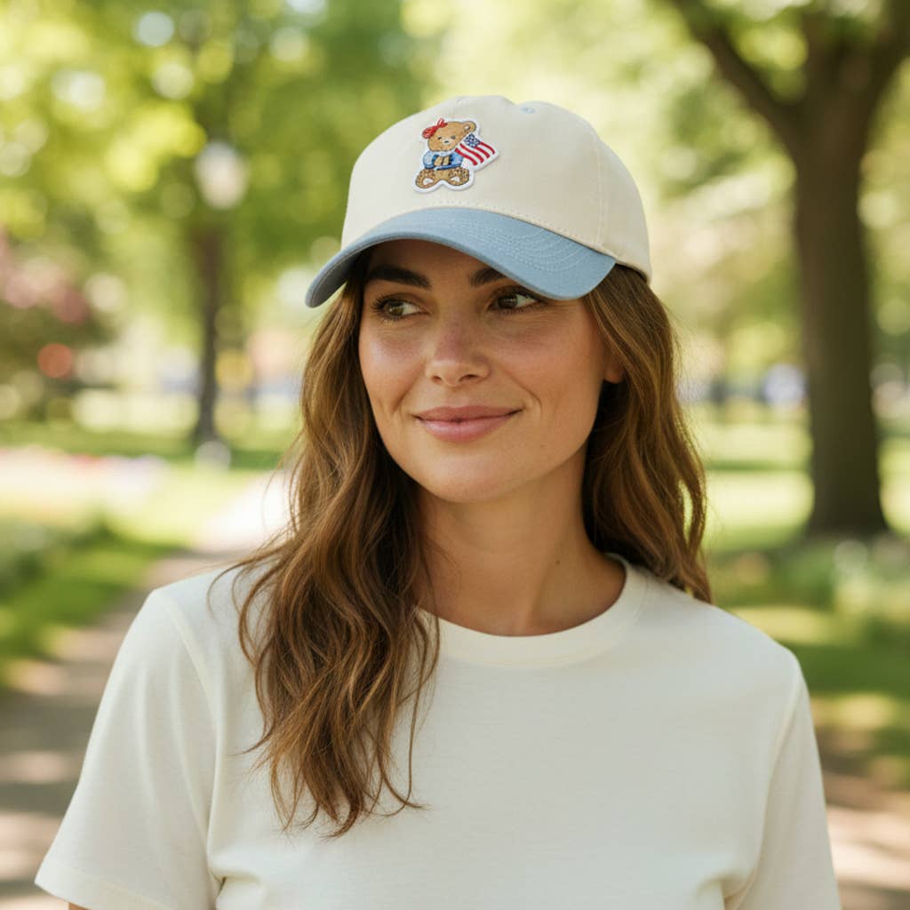 Classic Canvas Hat | Star Spangled Bear