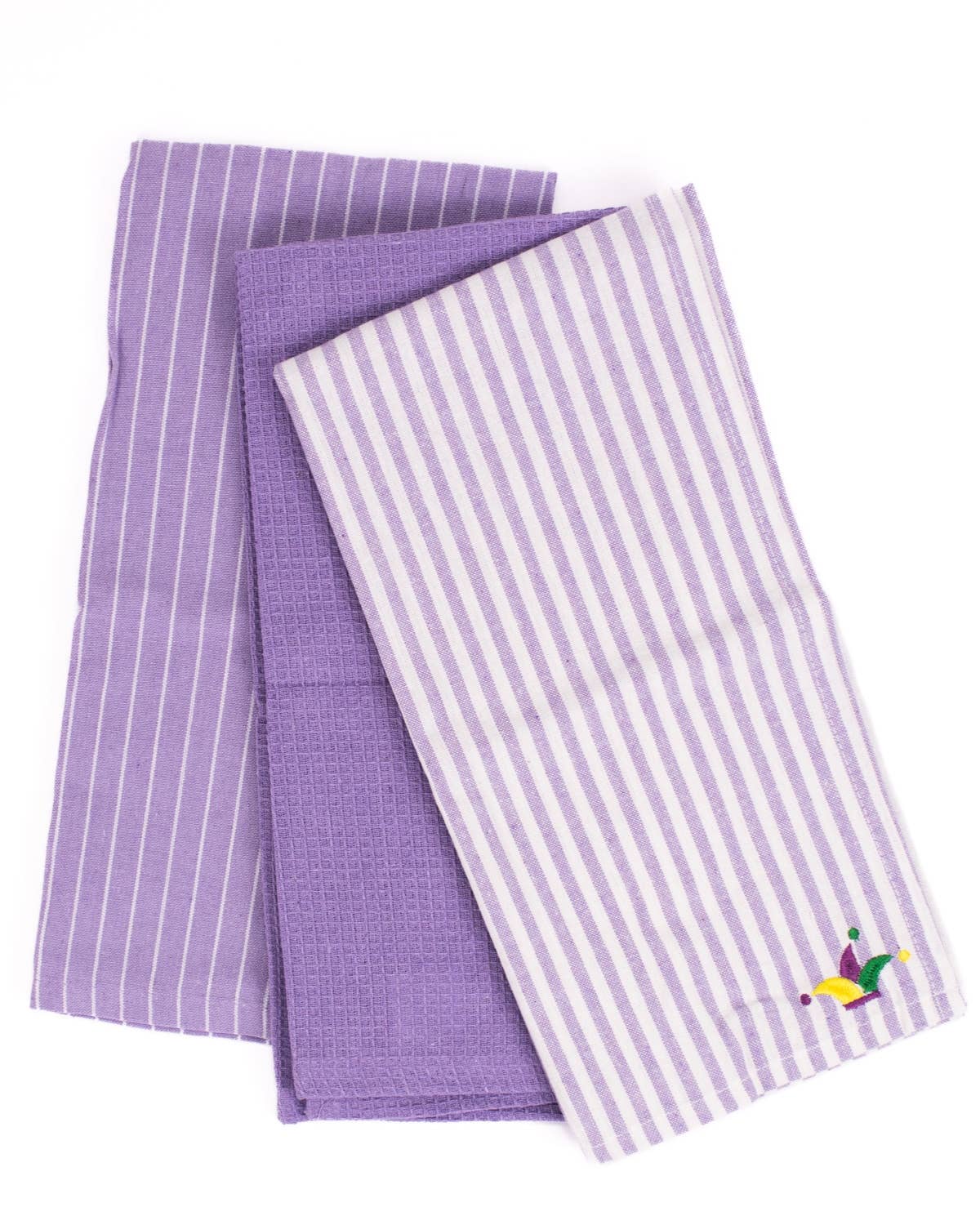 Mardi Gras Crown Hand Towels | Set of 3