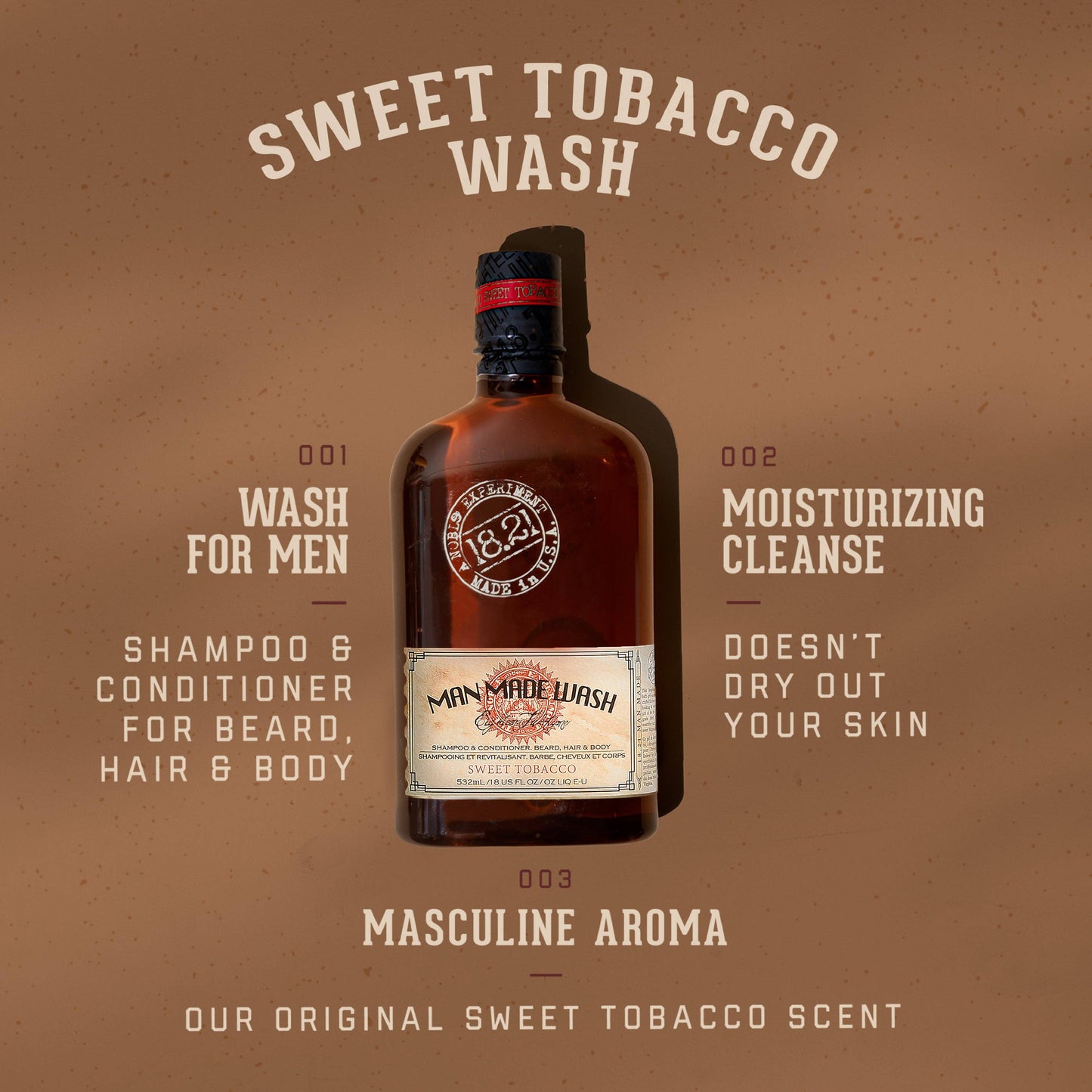 Original Sweet Tobacco Man Made Wash | 32 oz