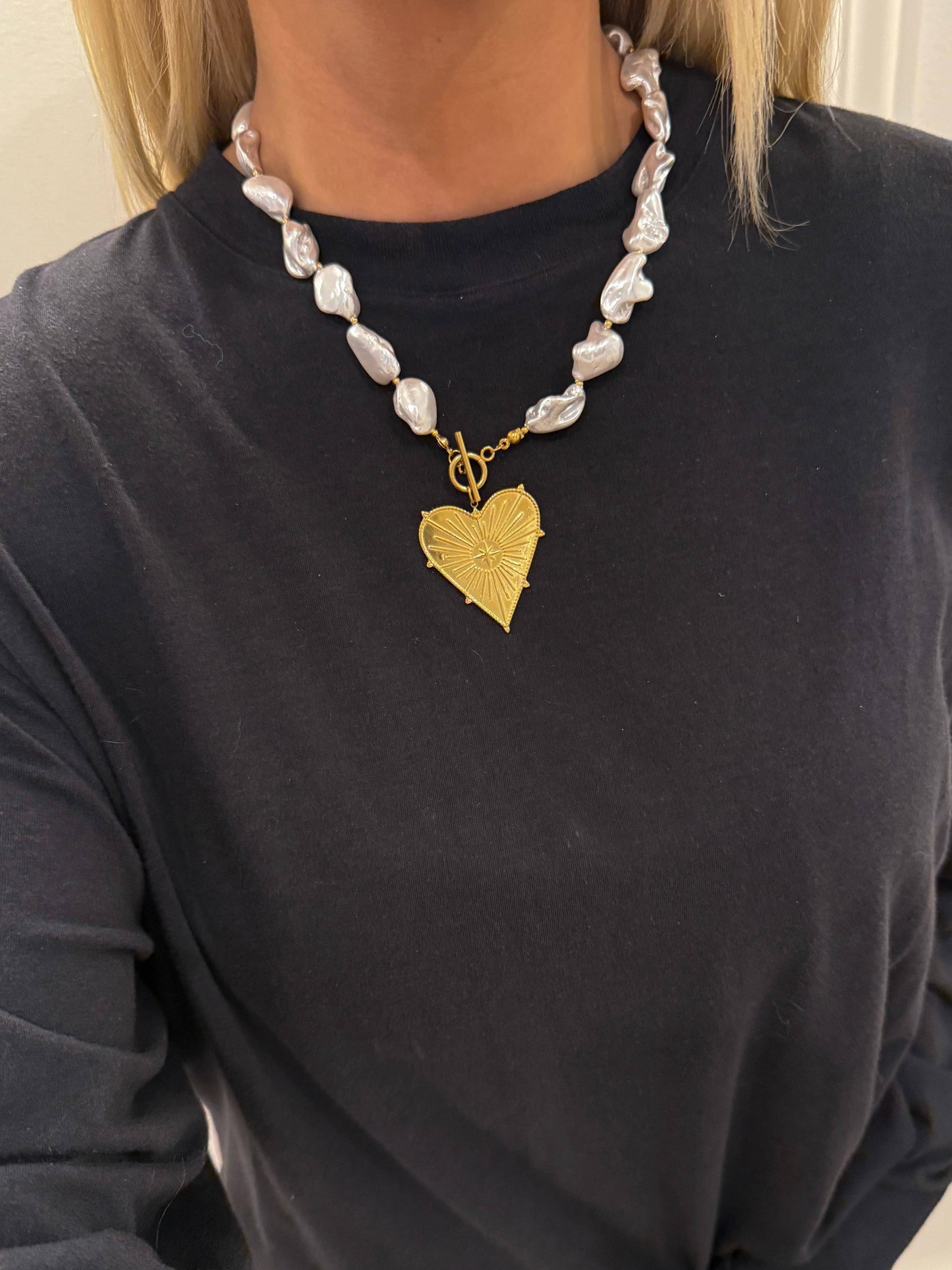 Blaze Pearl Necklace