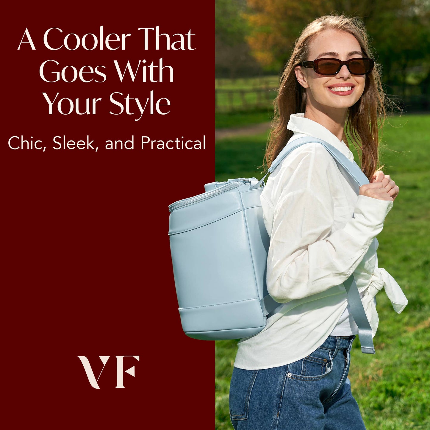 Insulated Cooler Backpack | Blue