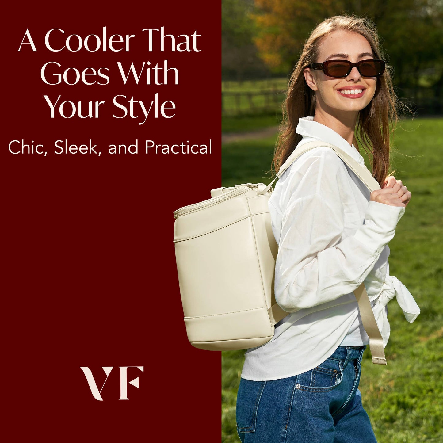 Insulated Cooler Backpack | Buttery Cream