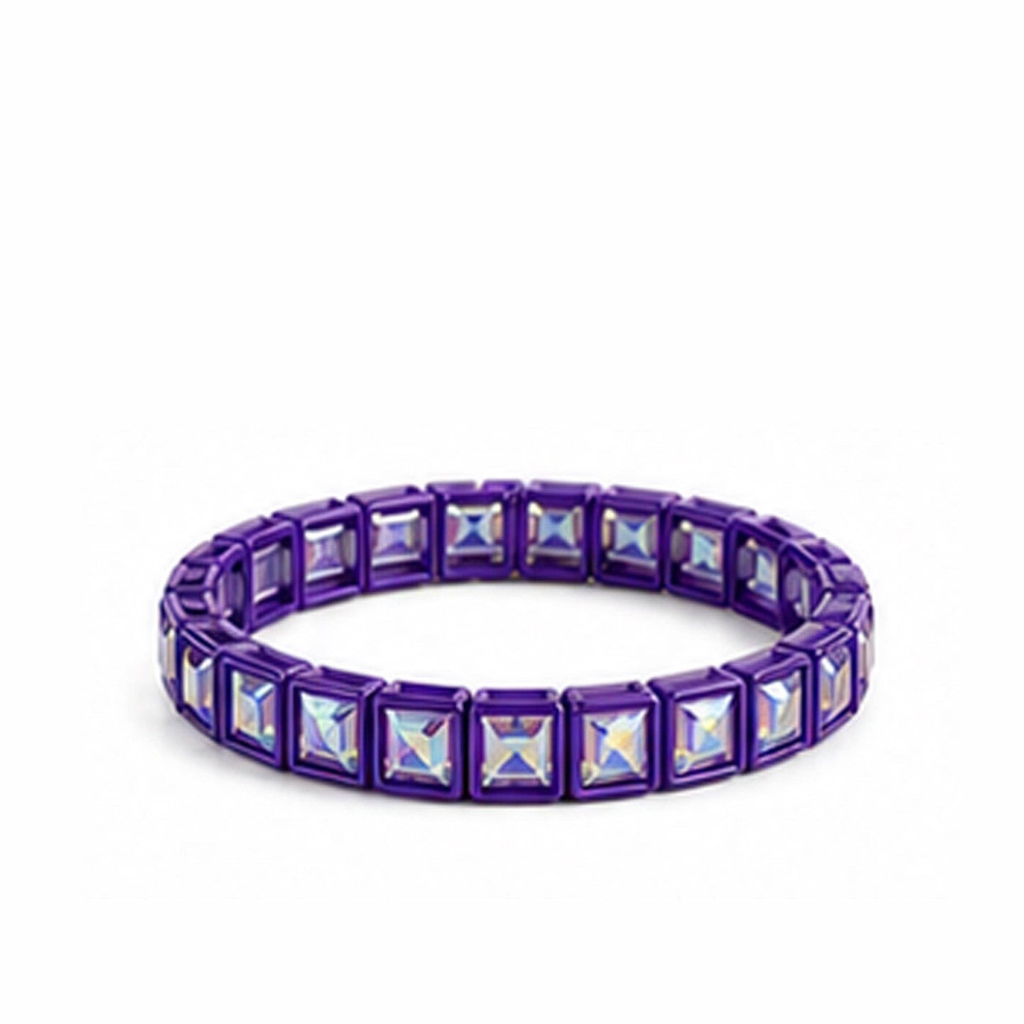 Purple Rhinestone Bracelet