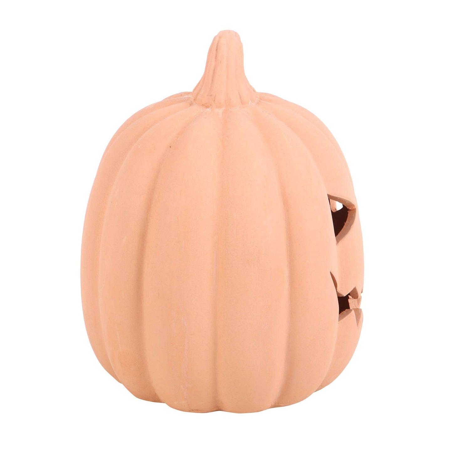 Terracotta Halloween Pumpkin | 7.5"