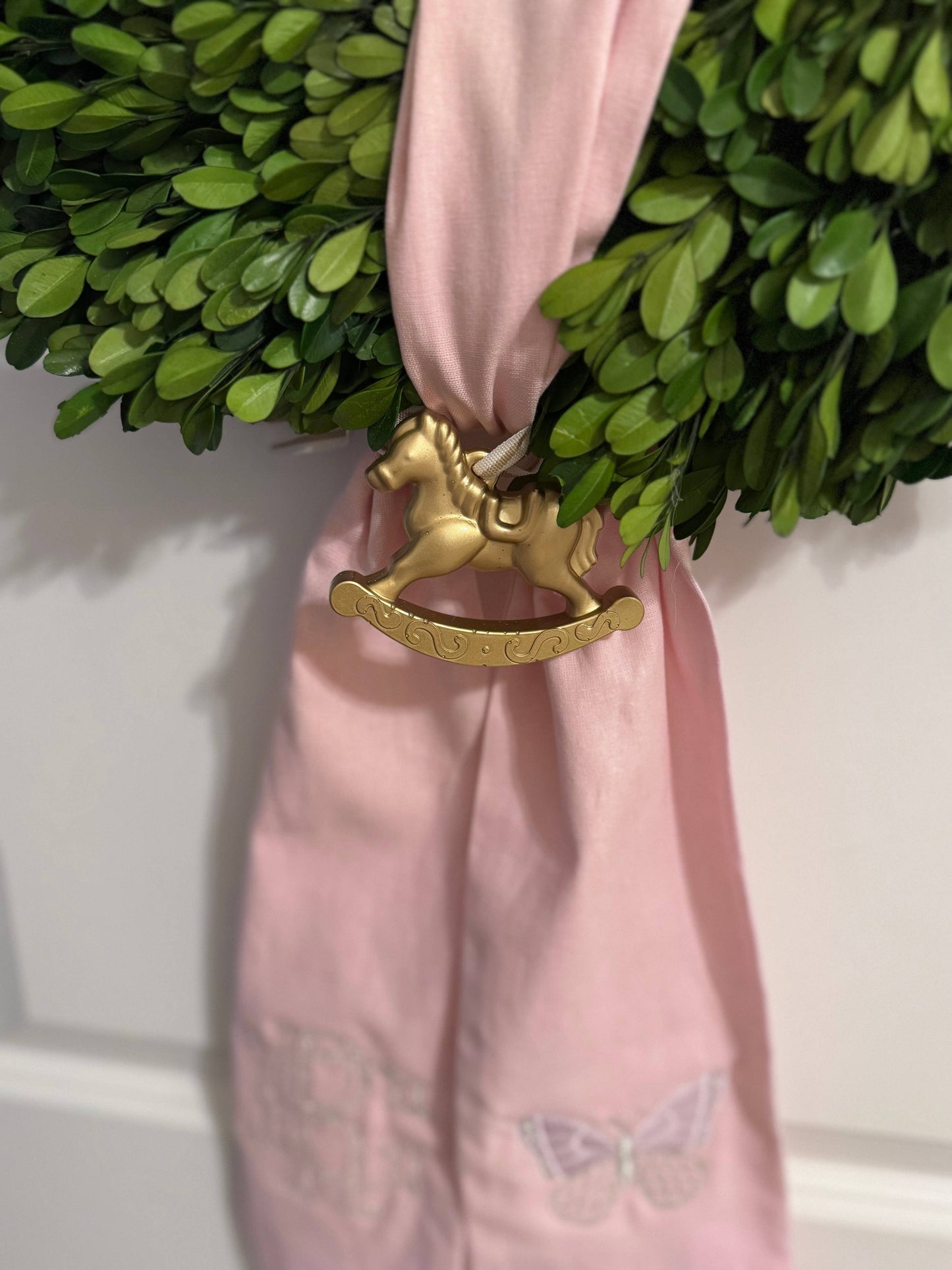 Wreath Ornament | Rocking Horse