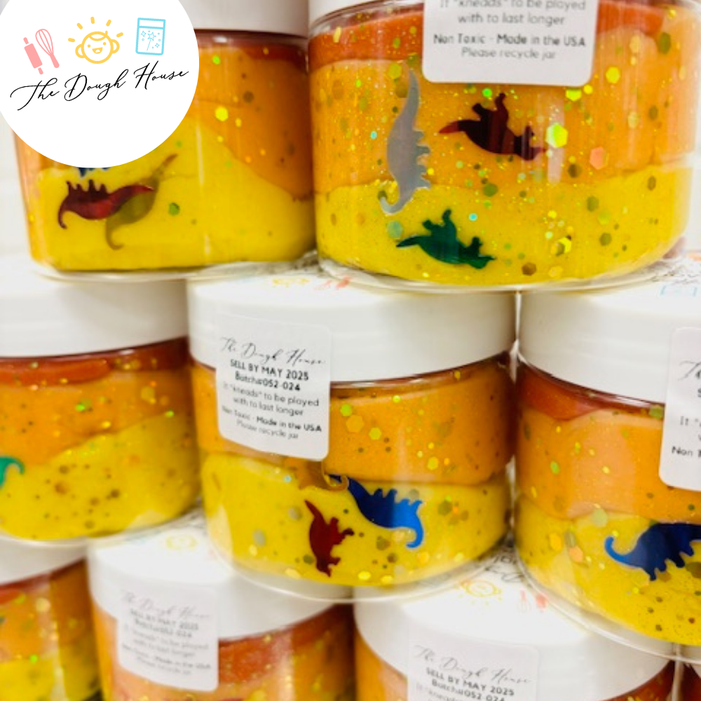 Fun Size Dinosaur Magical Dough Jar